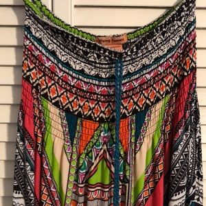 Flying Tomato boho halter maxi dress